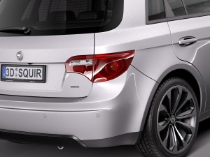 Generic Average Hatchback 2015 3D Model