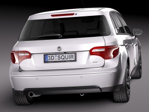 Generic Average Hatchback 2015 3D Model