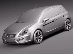 जेनेरिक औसत हैचबैक 2015 3D मॉडल