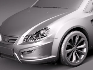 जेनेरिक औसत हैचबैक 2015 3D मॉडल