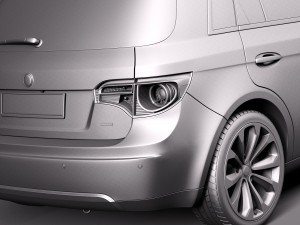 Generic Average Hatchback 2015 3D Model