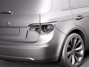 जेनेरिक औसत हैचबैक 2015 3D मॉडल