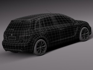 Generic Average Hatchback 2015 3D Model