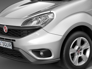 Fiat Doblo Cargo 2015 Modèle 3D
