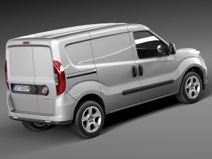 Fiat Doblo Cargo 2015 Modèle 3D