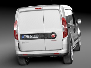 Fiat Doblo Cargo 2015 Modèle 3D