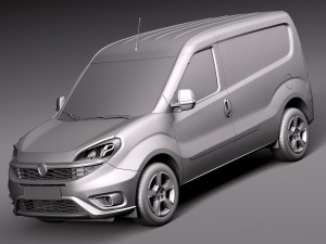 Fiat Doblo Cargo 2015 Modèle 3D