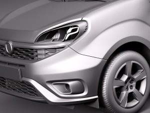Fiat Doblo Cargo 2015 Modèle 3D