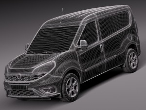 Fiat Doblo Cargo 2015 Modèle 3D