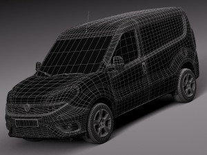 Fiat Doblo Cargo 2015 Modèle 3D