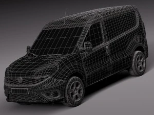 Fiat Doblo Cargo 2015 3D Model