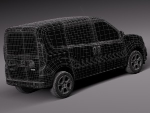 Fiat Doblo Cargo 2015 Modèle 3D