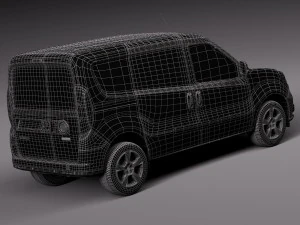 Fiat Doblo Cargo 2015 3D Model