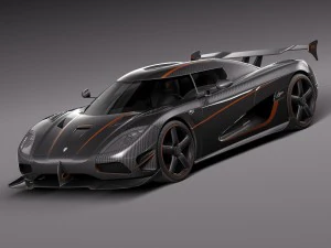 Koenigsegg Agera RS 2015 3D Модель
