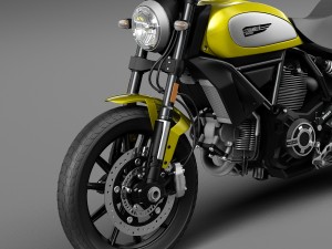 Ducati Scrambler Icon 2015 Modello 3D