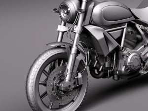Ducati Scrambler Icon 2015 3D Model