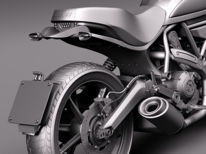 Ducati Scrambler Icon 2015 Modello 3D