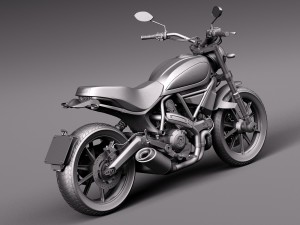 Ducati Scrambler Icon 2015 Modello 3D