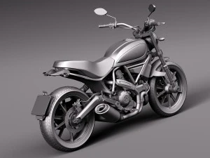 Ducati Scrambler Icon 2015 3D Model