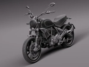 Ducati Scrambler Icon 2015 3D Model