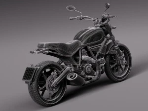 Ducati Scrambler Icon 2015 3D Model