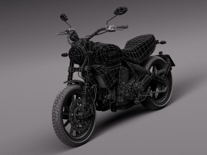 Ducati Scrambler Icon 2015 Modello 3D