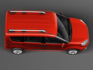 Fiat Doblo Passenger 2015 Modello 3D