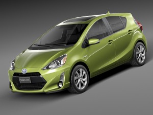 Toyota Prius C 2015 3D Model