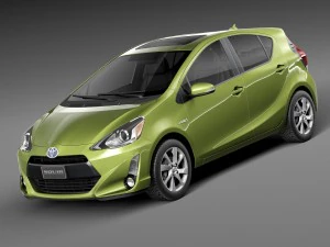 Toyota Prius C 2015 3D Model