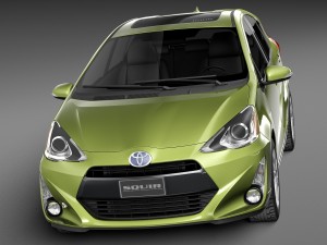 Toyota Prius C 2015 3D Модель
