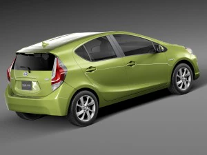 Toyota Prius C 2015 3D Model