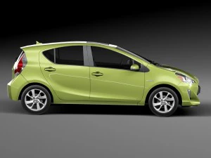 Toyota Prius C 2015 3D Model