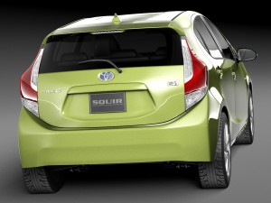 Toyota Prius C 2015 3D Модель