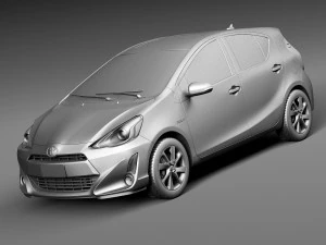 Toyota Prius C 2015 3D Model