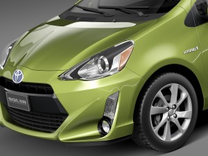 Toyota Prius C 2015 3D Модель