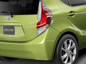 Toyota Prius C 2015 3D Модель