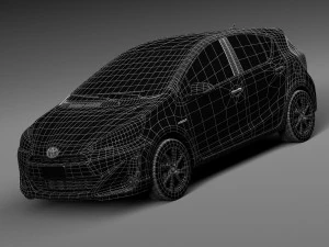 Toyota Prius C 2015 3D Model