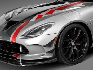 Dodge Viper ACR 2016 Modelo 3D