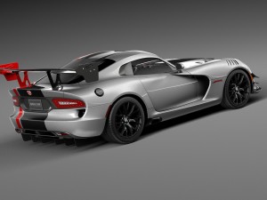 Dodge Viper ACR 2016 Modelo 3D