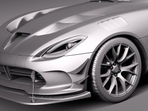 Dodge Viper ACR 2016 Modelo 3D