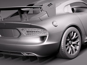 Dodge Viper ACR 2016 Modelo 3D