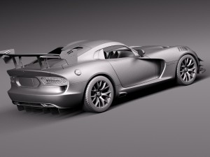 Dodge Viper ACR 2016 Modelo 3D