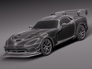 Dodge Viper ACR 2016 Modelo 3D