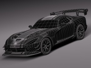 Dodge Viper ACR 2016 Modelo 3D