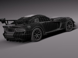Dodge Viper ACR 2016 Modelo 3D