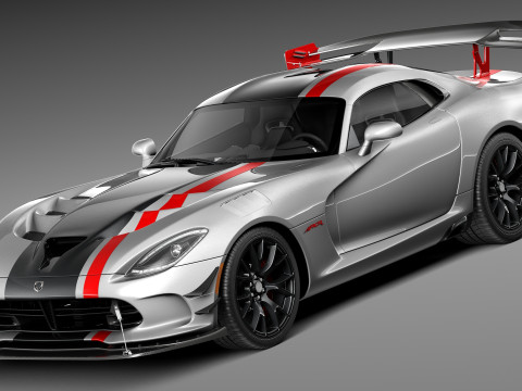 Dodge Viper ACR 2016 3D Model
