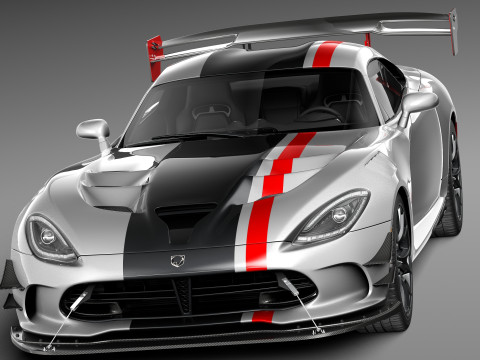 Dodge Viper ACR 2016 3D 模型