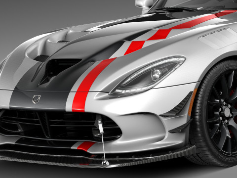 Dodge Viper ACR 2016 3D 模型