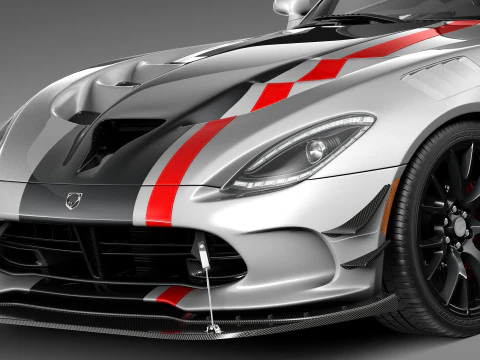 Dodge Viper ACR 2016 3D Model