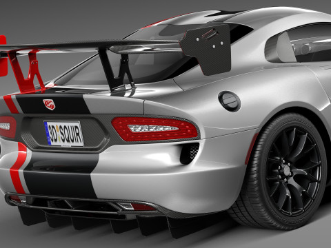 Dodge Viper ACR 2016 3D 模型